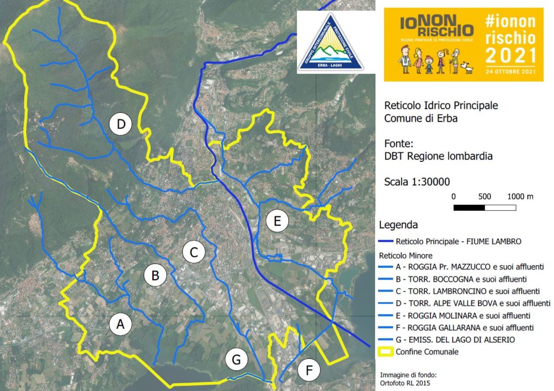 Rete Idrica Erba Protezione Civile Erba Laghi